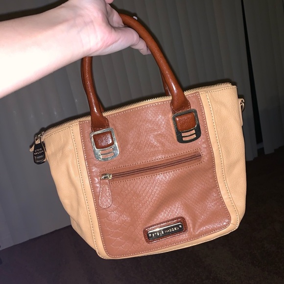 Vintage Steve Madden Tan Mini Bag - Picture 1 of 5